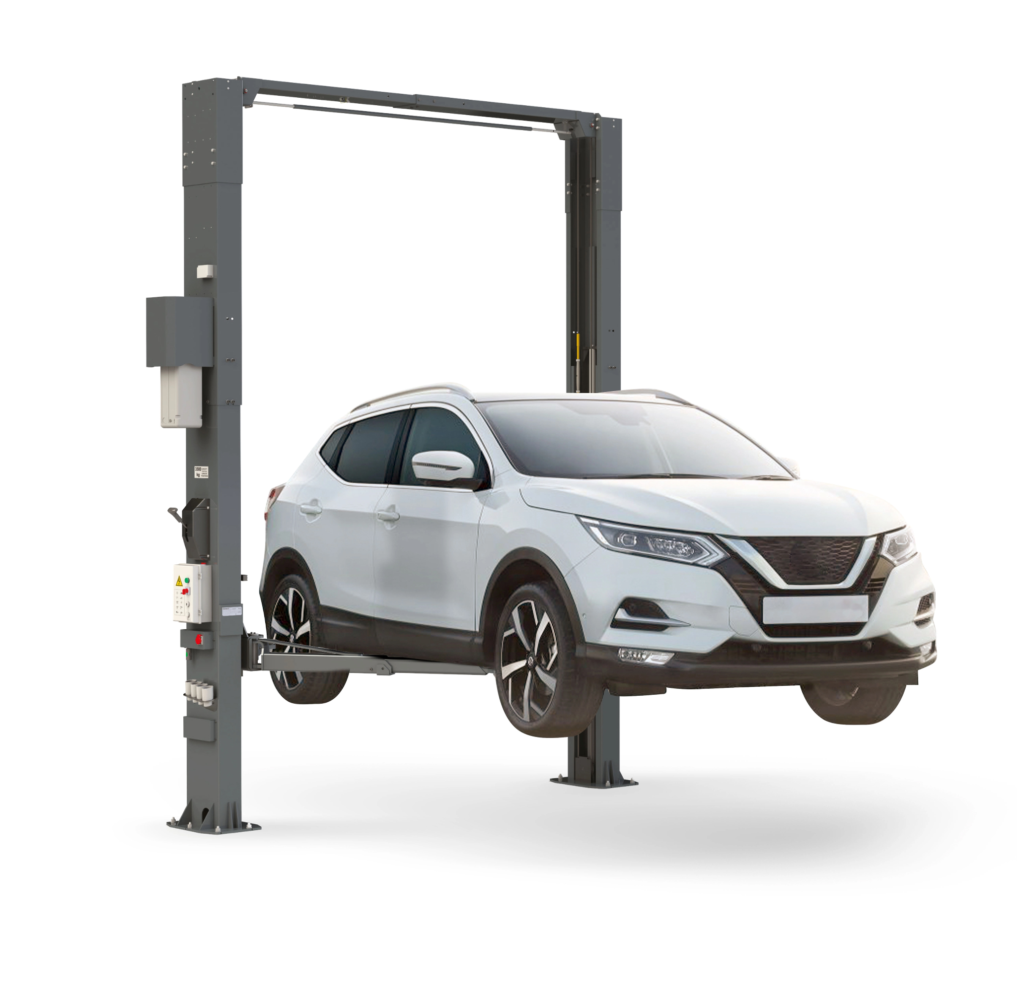 Iris-Mec PVE | Lift hidraulic cu doi stâlpi pentru vehicule electrice și hibride